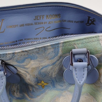 Louis Vuitton x Jeff Koons Speedy 30 Van Gogh Top Handle Bag