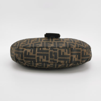 Fendi Croissant Shoulder Bag Medium Zucca Monogram Canvas