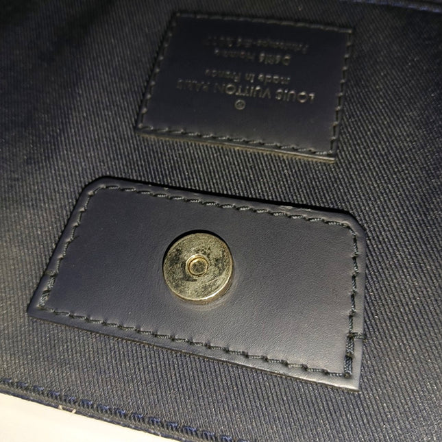 Louis Vuitton x Chapman Brothers Giraffe Tote Navy Monogram Canvas with Strap