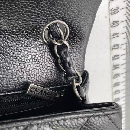 Chanel Classic Flap Mini Black Caviar Silver Hardware 2015-2016