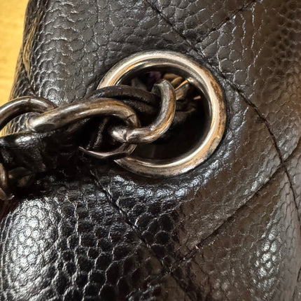 Chanel Classic Flap Mini Black Caviar Silver Hardware 2015-2016