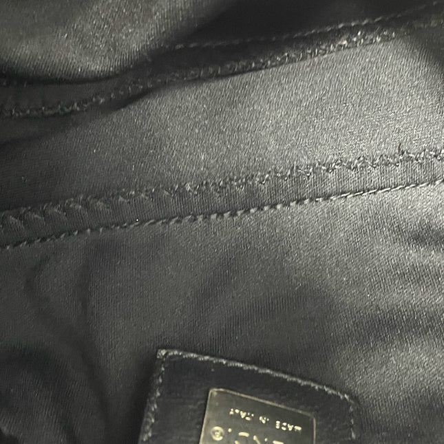 Fendi Baguette Vintage Black Sequins and Leather