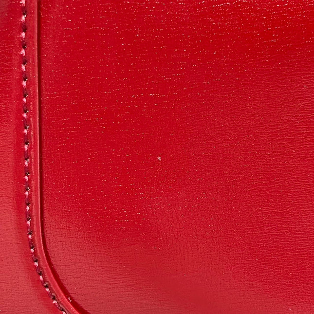 Sold Gucci Jackie 1961 Mini Red Burgundy Leather Bag