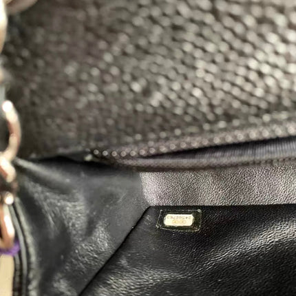 Chanel Classic Flap Mini Black Caviar Silver Hardware 2017-18