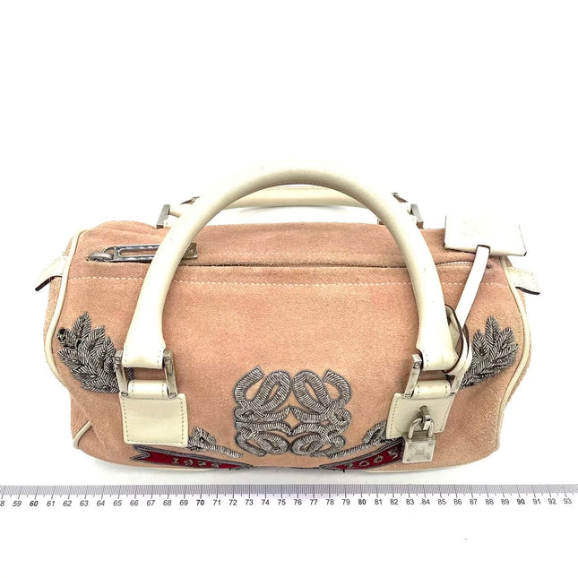 Loewe Amazona 28 Pink Suede 30th Anniversary Special Edition