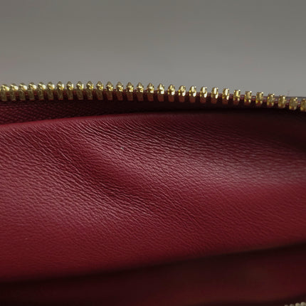 Loewe Amazona 36 Medium Burgundy Leather Dragon Lock Gold-tone Hardware