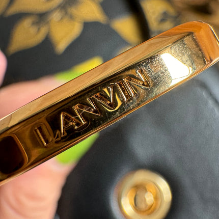 LANVIN Rateau Pencil Cat leather shoulder bag