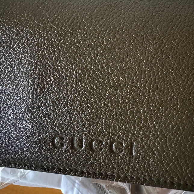 Gucci Softbit Maxi Shoulder Bag Olive Green Calfskin Leather 2024