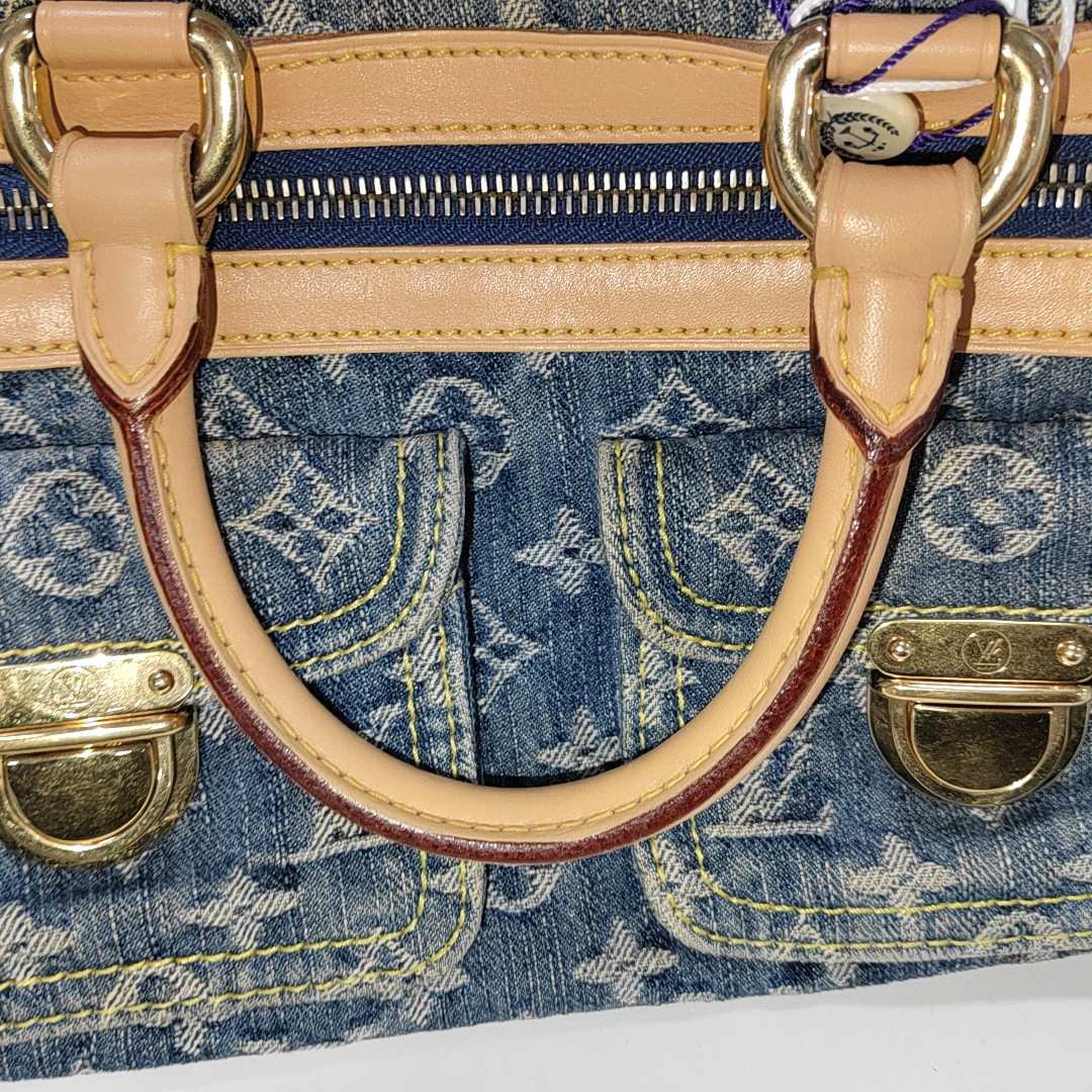 Louis Vuitton Denim Neo Speedy Boston Bag