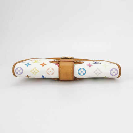 Louis Vuitton x Takashi Murakami Shirley Shoulder Bag White Multicolor