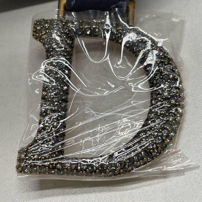 Sold Dior Saddle Mini Silk Blue with Crystal Embedded Buckles