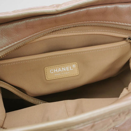 Sold Chanel Gabrielle Hobo 2019 Iridescent Pink Leather Medium Crossbody Bag