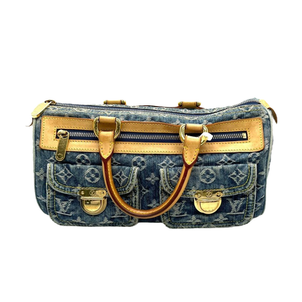 Sold LV Louis Vuitton Denim Neo Speedy Boston Bag-Luxbags