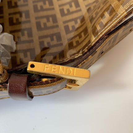 Sold FENDI Baguette Zucchini Print Patent Leather
