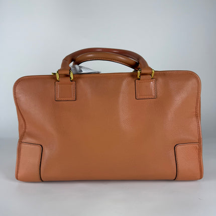 Loewe Amazona Medium 36 Light Coral Leather With Strap Goat Animal Lock
