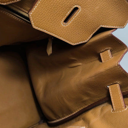 Hermes Birkin 40 Gold TC Clemence Leather Gold Hardware 1994