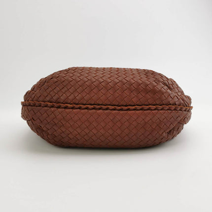 Bottega Veneta Belly Hobo Intrecciato Brick Red Medium 40cm