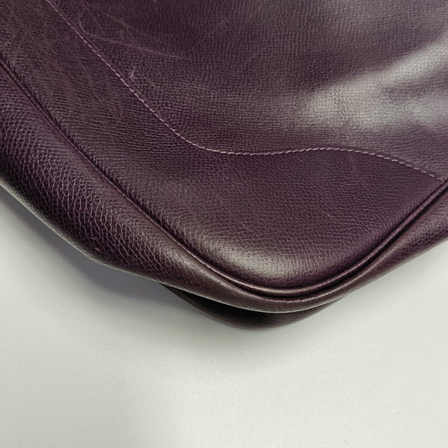 Hermès Trim 31 Purple Raisin Epsom Leather Shoulder Bag