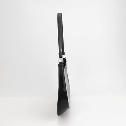 Sold Prada Cleo Black Smooth Leather Shoulder Bag