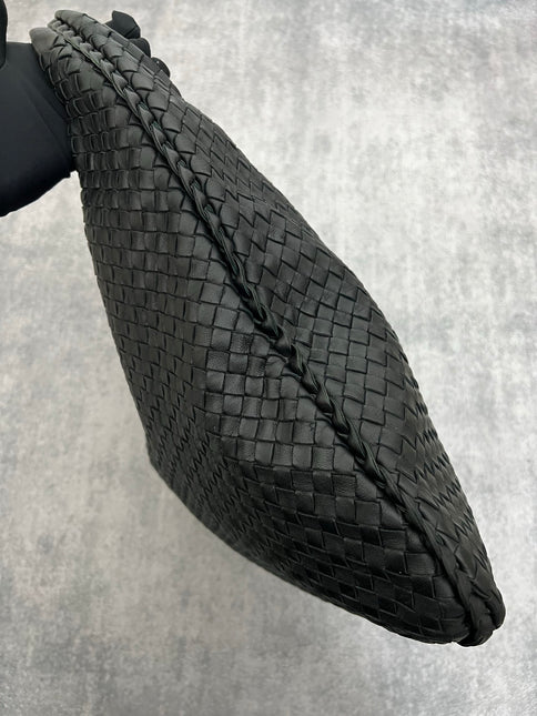 Bottega Veneta Veneta Hobo Maxi Black Leather 52cm