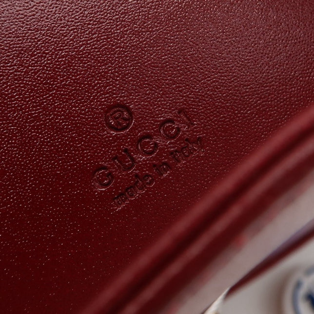 Gucci Jackie 1961 Mini Red Burgundy Leather Bag