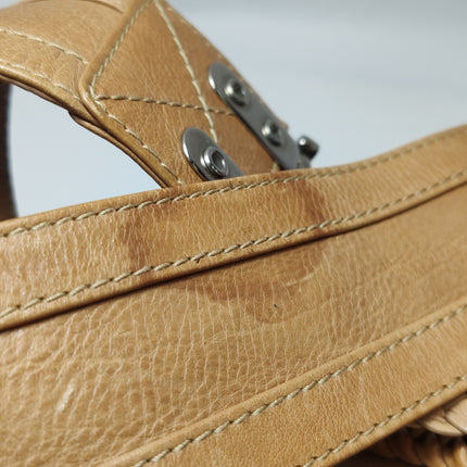 Dior Flight Medium Tan Brown Calfskin Leather Shoulder Bag