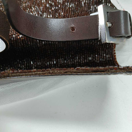 Sold FENDI Baguette chocolate brown beads excellent condition