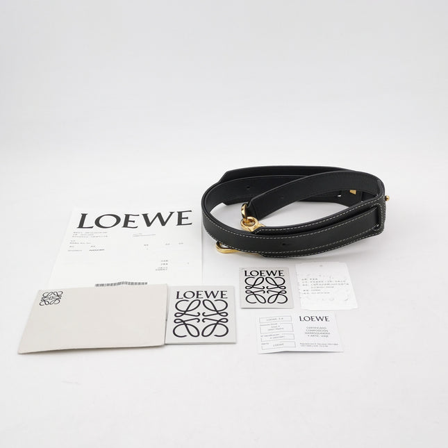 Loewe Puzzle Medium Tricolor Black Yellow Calfskin leather bag
