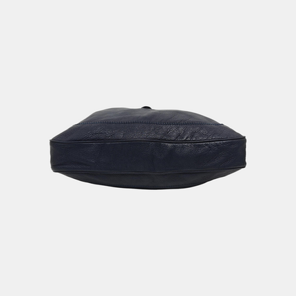 Gucci Jackie Soft Large Navy Leather Shoulder Bag With Strap