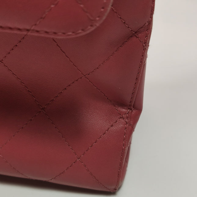 Chanel Kelly Vintage Top Handle Bag Lambskin Leather 24k Gold Hardware