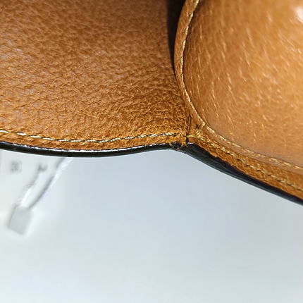 Sold Gucci Bamboo 1947 Top Handle Bag Leather Medium Tan Brown