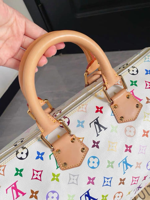 Louis Vuitton x Takashi Murakami Speedy 40 White Multicolor