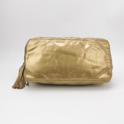 Chanel Paris Venice Ca D’Oro Large Gold Leather Tote with Engraving