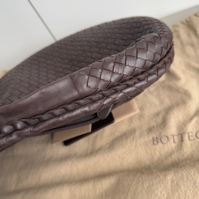 Bottega Veneta Hobo Bag Large Milk Chocolate Brown Lambskin leather 47cm