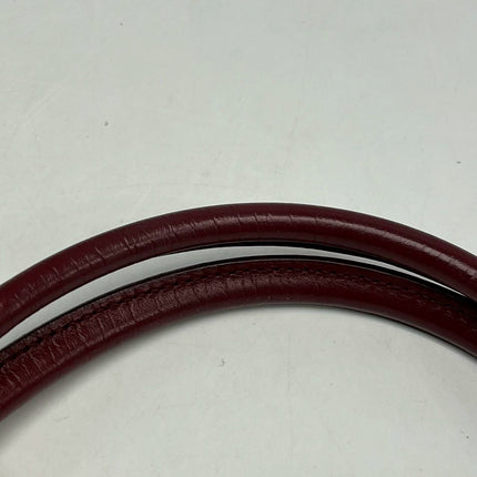 Gucci Jackie Vintage Red Monogram Fabric and Leather Shoulder Bag