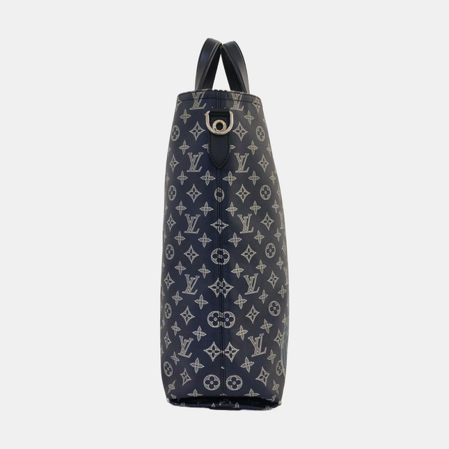 Louis Vuitton x Chapman Brothers Giraffe Tote Navy Monogram Canvas with Strap