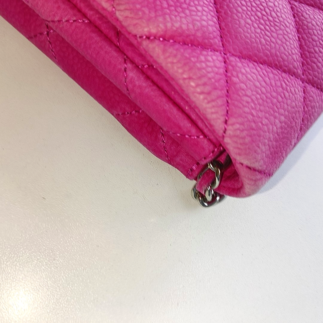 Chanel Envelope Clutch with Chains Pink Caviar Leather, 2013-2014