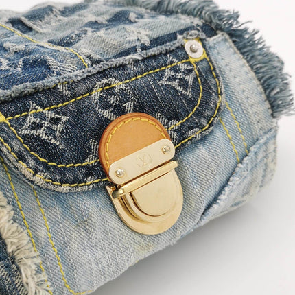 Louis Vuitton Postie Patchwork Monogram Denim Blue Messenger Bag