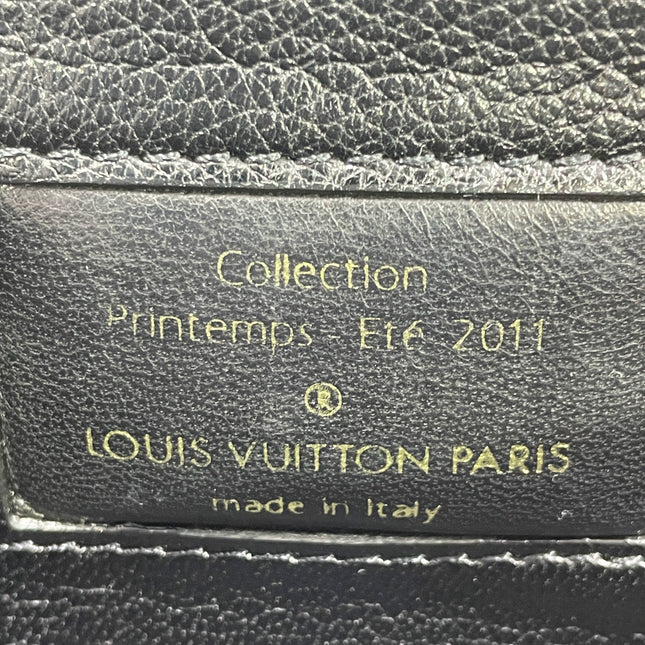 Louis Vuitton Avant-Garde Pochette Clutch Suede Leather Crystal Logo, 2011