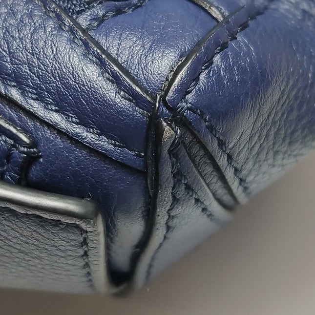 Loewe x Howl's Moving Castle Studio Ghibli Calcifer Puzzle Belt Bag Small Navy