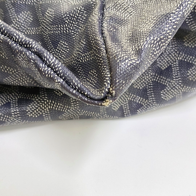 Goyard Saint Louis Tote GM Large Grey Goyardine Canvas