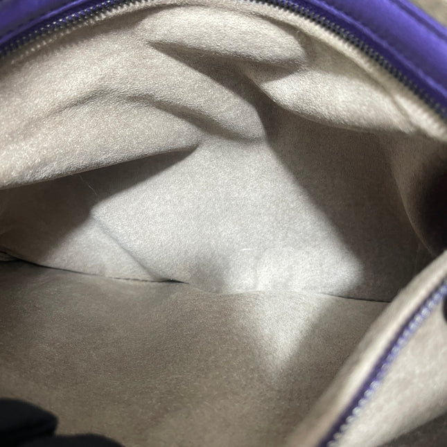 Sold Bottega Veneta Hobo Bag Large Leather Purple 47cm