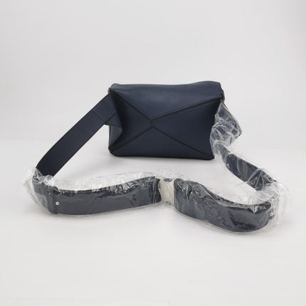 Loewe x Howl's Moving Castle Studio Ghibli Calcifer Puzzle Belt Bag Small Navy