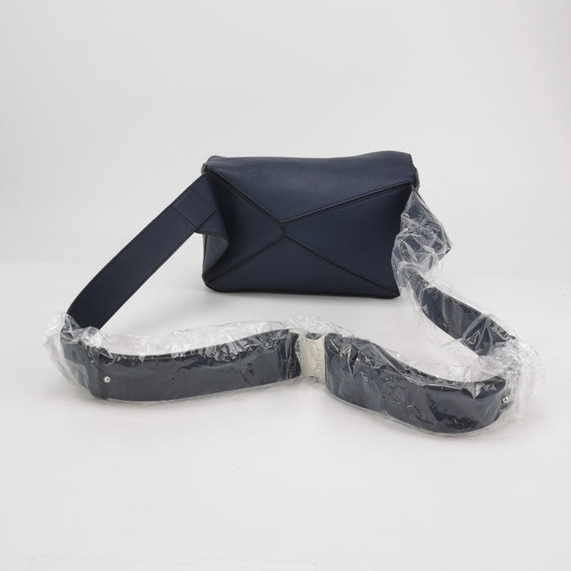 Loewe x Howl's Moving Castle Studio Ghibli Calcifer Puzzle Belt Bag Small Navy