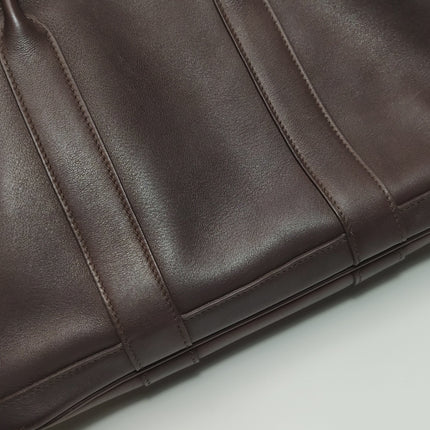 Hermes Garden Party 30 Swift Leather Chocolate Brown 47 Tote
