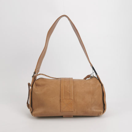 Dior Flight Medium Tan Brown Calfskin Leather Shoulder Bag