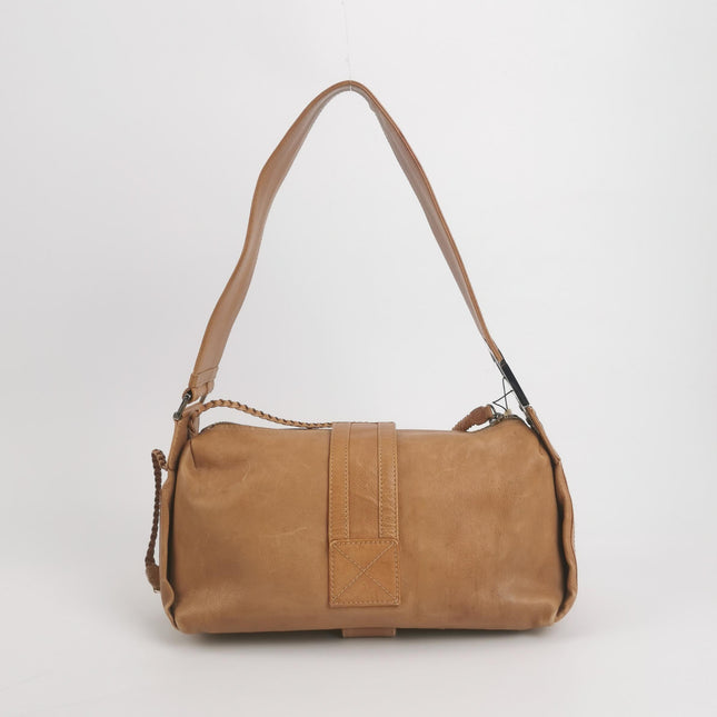 Dior Flight Medium Tan Brown Calfskin Leather Shoulder Bag