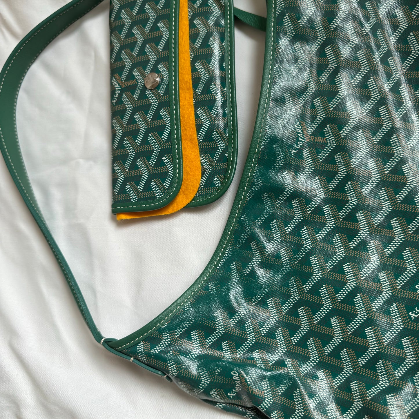 Goyard Bohème Hobo Shoulder Bag Green