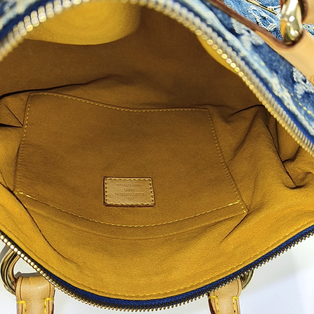 Louis Vuitton Blue Denim Neo Speedy Boston Bag