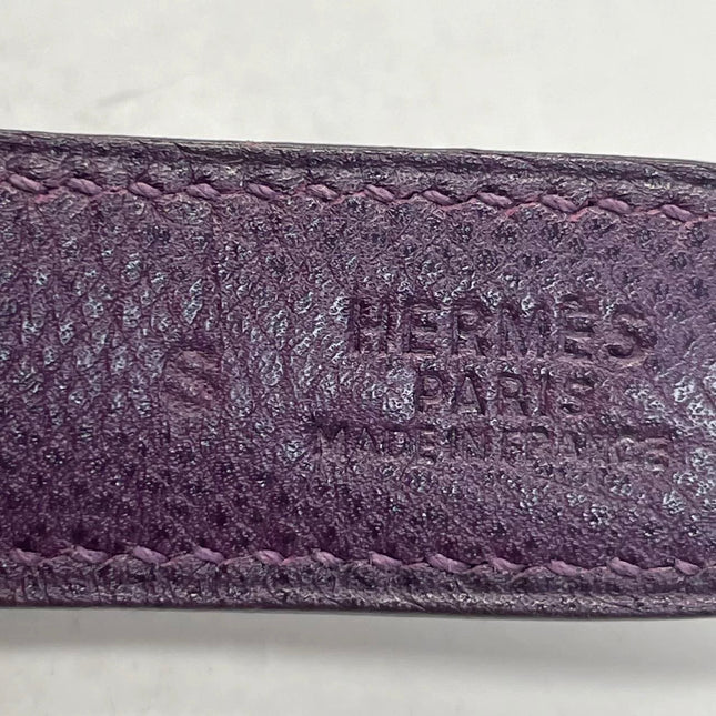 Hermès Trim 31 Purple Raisin Epsom Leather Shoulder Bag